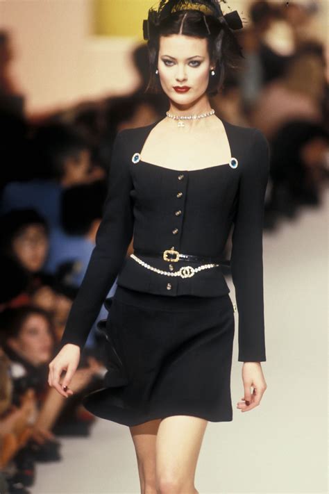 90s chanel dress|famous Chanel models.